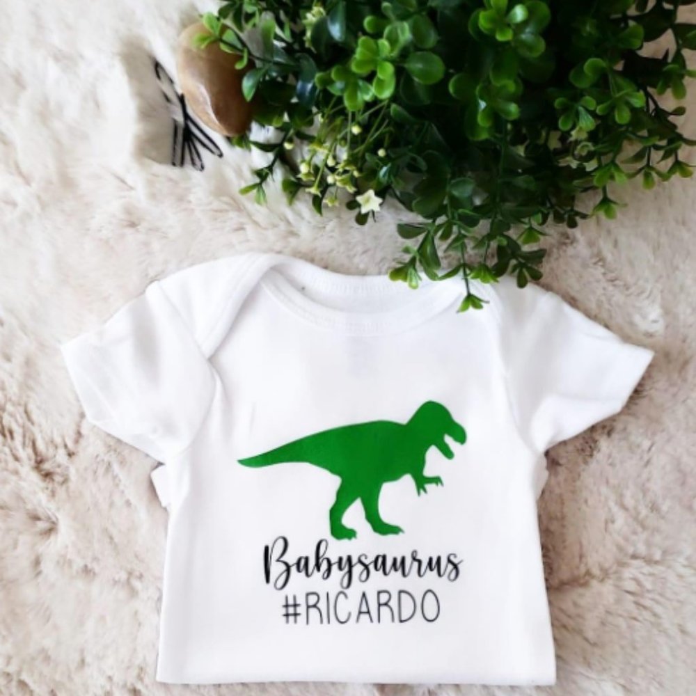 Babysaurus Onesie ( customize name of your choice)